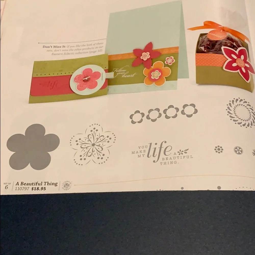 🎭 3/$25 - Stampin Up! A Beautiful Thing stamp set